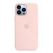 Чохол Apple Silicone Case with MagSafe Chalk Pink (MM2R3) для iPhone 13 Pro Max 4125 фото 4