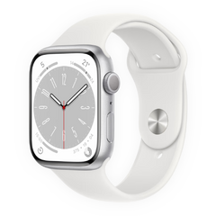 Смарт-годинник Apple Watch Series 8 GPS 41mm Silver Aluminum Case w. White Sport Band Regular (MP6K3) 4421 фото