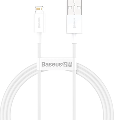 Кабель Baseus Superior Series USB to iP 2.4A 1m White (CALYS-A02) 01160 фото