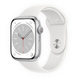 Смарт-годинник Apple Watch Series 8 GPS 45mm Silver Aluminum Case w. White Sport Band Regular (MP6N3) 4425 фото 1