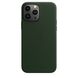 Чохол Apple Leather Case with MagSafe Sequoia Green (MM1Q3) для iPhone 13 Pro Max 4134 фото 1
