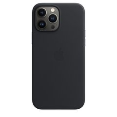 Чохол Apple Leather Case with MagSafe Midnight (MM1R3) для iPhone 13 Pro Max 4135 фото