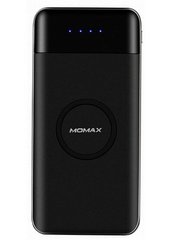 Бездротовий повербанк MOMAX iPower AIR Wireless Charging 10000mah (Black) 2181 фото
