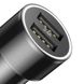 Автозарядка BASEUS Small Screw 3.4A Dual-USB Smart and Safe Charging  (BLACK) (CAXLD-C01) 2227 фото 3