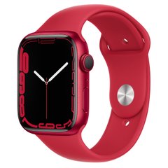 Apple Watch Series 7 GPS, 45mm (PRODUCT)RED Aluminium Case With (PRODUCT)RED Sport Band (MKN93) 4143 фото