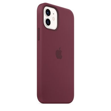Чохол Apple Silicone Case для iPhone 12 | 12 Pro Plum (MHL23)  3827 фото