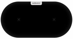 Бездротова зарядка на два пристрої MOMAX Q.Pad Dual Quick Charge 3.0 (Black) (UD10D) 2234 фото