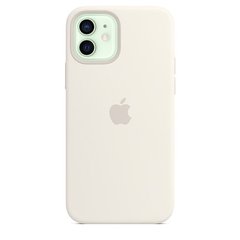 Чехол Apple Silicone Case для iPhone 12 | 12 Pro White (MHL53) 3832 фото