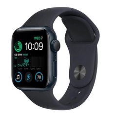 Смарт-годинник Apple Watch SE 2 GPS 40mm Midnight Aluminum Case with Midnight Sport Band (MNJT3) 7700 фото