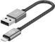 Lab.C USB кабель для iPhone, iPad (0.15 m) Black 1721 фото 1