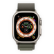 Смарт-годинник Apple Watch Ultra 49mm (GPS + Cellular) Titanium Case with Green Alpine Loop - M (MQFN3) 4404 фото 2