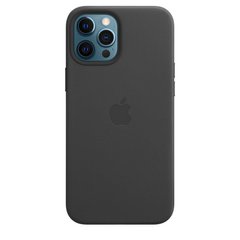 Чохол Apple Leather Case with MagSafe Black (MHKM3) для iPhone 12 Pro Max