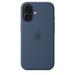 Чохол Apple iPhone 16 Silicone Case with MagSafe - Denim (MYY23)