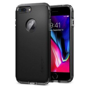 Протиударний захисний чохол Spigen Hybrid Armor чорний для iPhone 7 Plus 1972 фото