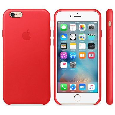 Чехол Apple Leather Case PRODUCT (RED) (MKXG2) для iPhone 6/6s Plus 314 фото