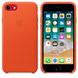 Шкіряний чохол Apple Leather Case Bright Orange (MRG82) для iPhone 8/7 1872 фото 4