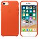 Шкіряний чохол Apple Leather Case Bright Orange (MRG82) для iPhone 8/7 1872 фото 3