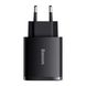 Сетевое зарядное устройство Baseus Compact Quick Charger 2xUSB U+C 30W Black (CCXJ-E01) 02102 фото 3