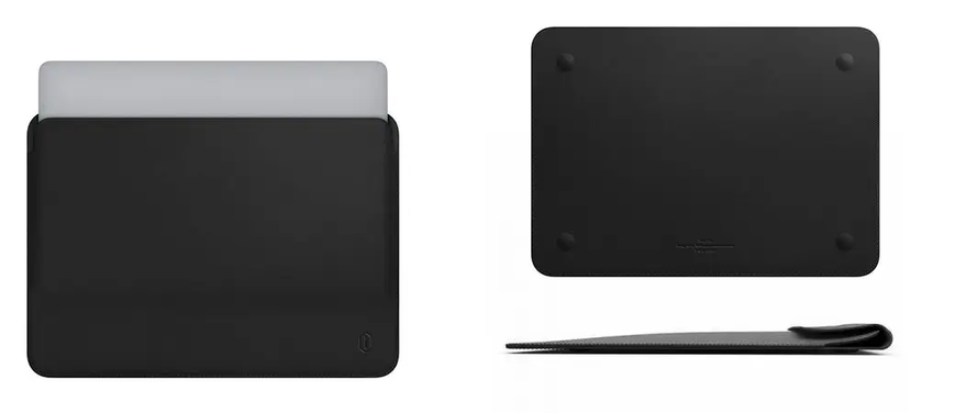 Чeхол WIWU Skin Pro II PU Leather Sleeve для MacBook Pro 14.2" 2021 (Black) 12252 фото