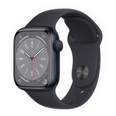 Смарт-годинник Apple Watch Series 8 GPS 41mm Midnight Aluminum Case w. Midnight Sport Band Regular (MNP53)