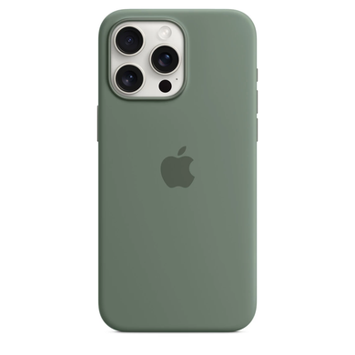 Чехол Apple iPhone 15 Pro Max Silicone Case with MagSafe - Cypress (MT1X3) 7799 фото