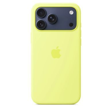 Чохол Apple iPhone 17 Pro Max Silicone Case with MagSafe - Neon Yellow (MGFM4)