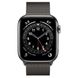Apple Watch Series 6 (GPS + Cellular) 44mm Graphite Stainless Steel Case with Milanese Loop (M07R3) 3771 фото 2