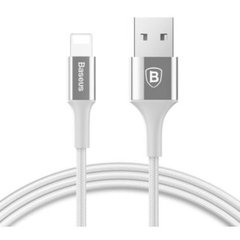 Кабель Baseus USB Cable to Lightning Shining Jet Metal 1m Silver (CALSY-0S) 2806 фото