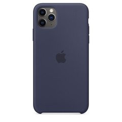 Чехол Apple Silicone Case для iPhone 11 Pro Midnight Blue (MWYJ2)