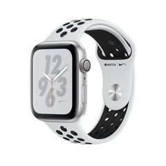 Apple Watch Series 4 Nike+ (GPS) 44mm Silver Aluminum Case with Pure Platinum/Black Nike Sport Band (MU6K2)