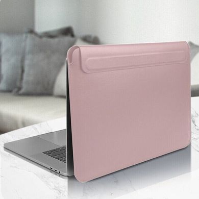 Чехол для ноутбука WIWU Skin Pro 2 PU Leather Sleeve для MacBook 15'' Pink 3611 фото