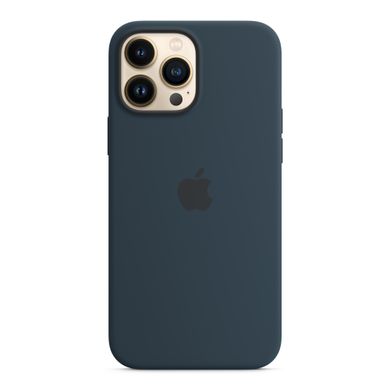 Чехол Apple Silicone Case with MagSafe Abyss Blue (MM2T3) для iPhone 13 Pro Max 4126 фото