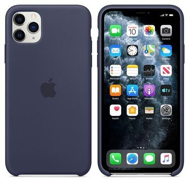 Чохол Apple Silicone Case для iPhone 11 Pro Midnight Blue (MWYJ2) 3644 фото