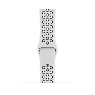 Apple Watch Series 4 Nike+ (GPS) 44mm Silver Aluminum Case with Pure Platinum/Black Nike Sport Band (MU6K2) 2084 фото