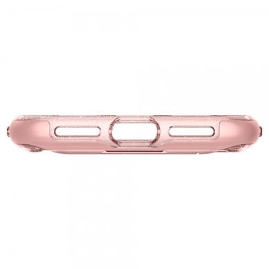 Чехол Spigen Crystal Hybrid Glitter Rose Quartz для iPhone X 1413 фото