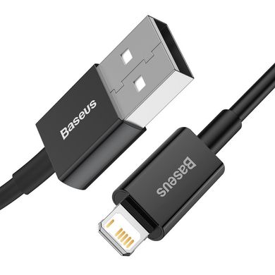 Кабель Baseus Superior Series USB to iP 2.4A 1m Black (CALYS-A01) 01159 фото
