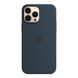 Чехол Apple Silicone Case with MagSafe Abyss Blue (MM2T3) для iPhone 13 Pro Max 4126 фото 4