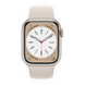 Смарт-годинник Apple Watch Series 8 GPS 45mm Starlight Aluminum Case w. Starlight Sport Band S/M (MNUP3) 4426-1 фото 2
