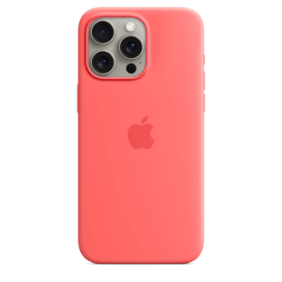 Чохол Apple iPhone 15 Pro Max Silicone Case with MagSafe - Guava (MT1V3) 7801 фото