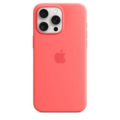 Чохол Apple iPhone 15 Pro Max Silicone Case with MagSafe - Guava (MT1V3) 7801 фото