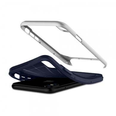 Чохол Spigen Neo Hybrid Satin Silver для iPhone X 1312 фото