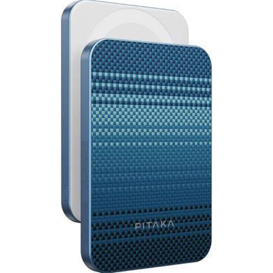 Магнитный павербанк Pitaka Aramid Fiber Magnetic Power Bank Qi2 5000mAh - Moonrise (PBQ2403) 111455 фото