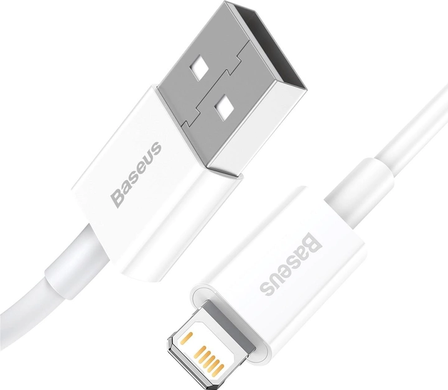 Кабель Baseus Superior Series USB to iP 2.4A 1m White (CALYS-A02) 01160 фото