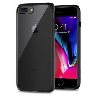 Чохол з посиленим захистом Spigen Ultra Hybrid 2 чорний для iPhone 8 Plus 1984 фото