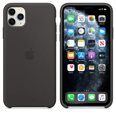 Чехол Apple Silicone Case для iPhone 11 Pro Black (MWYN2) 3646 фото