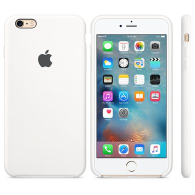 Чехол Apple Silicone Case White (MKXK2) для iPhone 6/6s Plus 950 фото