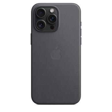Чехол Apple iPhone 15 Pro Max FineWoven Case with MagSafe - Black (MT4V3) 7802 фото