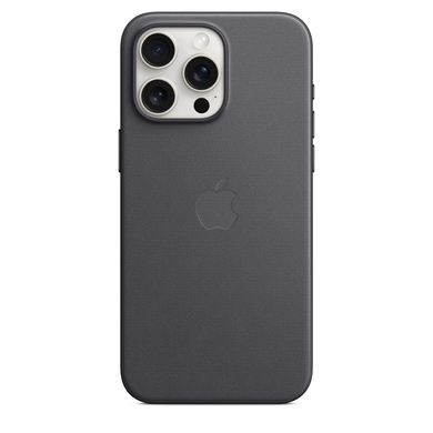 Чехол Apple iPhone 15 Pro Max FineWoven Case with MagSafe - Black (MT4V3) 7802 фото
