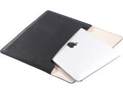 Папка кожаная Gearmax Ultra-Thin Sleeve черная для MacBook 12'' 1938 фото