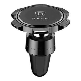 Автотримач Baseus Gyro Magnet Air Vent Car Mount Black (SUFHL-01) 1366 фото